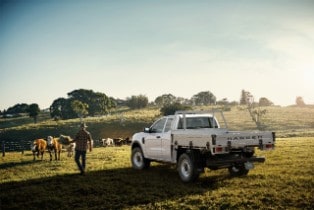 MY26.5 Ford Ranger XL Super Cab Chassis Arctic White